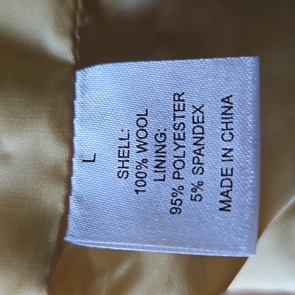 Frances Valentine Katy's Flower Embroidered Wool Cardigan Jacket Size Large - Picture 15 of 16